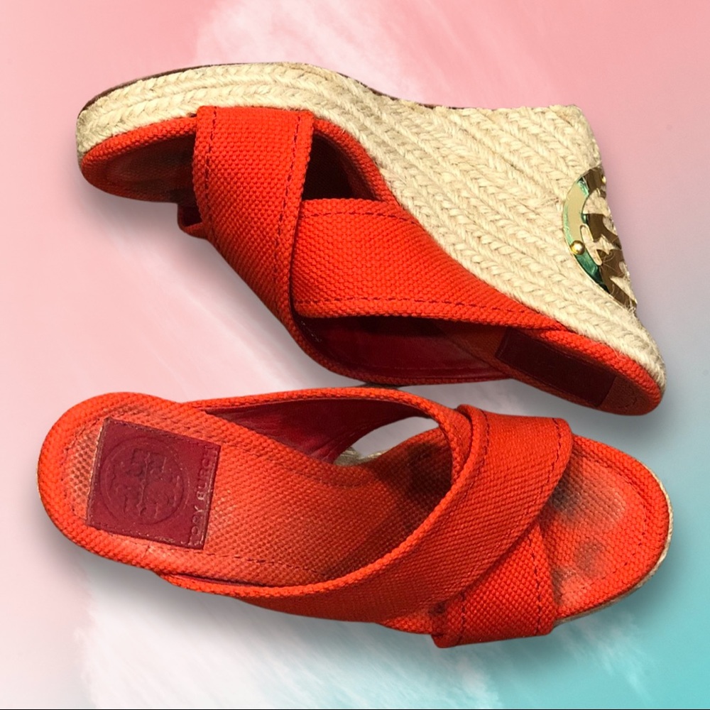 Tory Burch | Kristen Espadrille Wedge Sandal Sz 7
